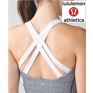 EUC 10 Lululemon Enhearten Strappy Tank Mish Mesh